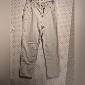 🤍 Eddie Bauer Pants women khaki size 6 petite white leg baggy